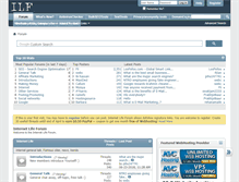 Tablet Screenshot of internetlifeforum.com